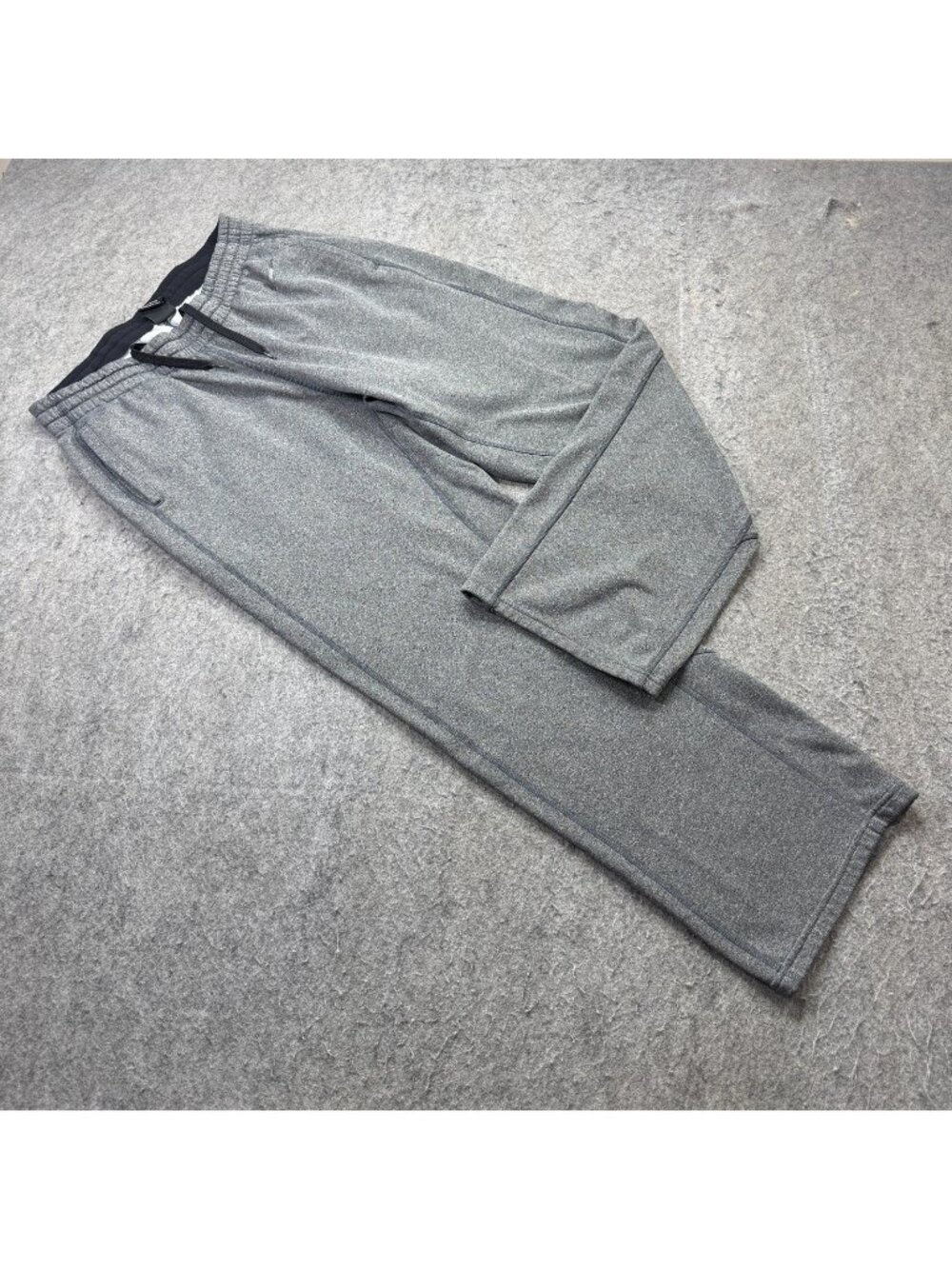 Nike Sweatpants Women L Gray 30" Open Hem 856918 DRI-FIT